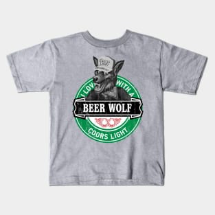 Beer Wolf - Coors Light Kids T-Shirt